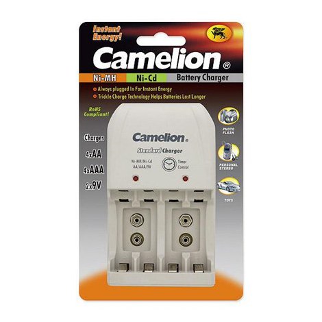 Camelion | BC-0904S | Plug-In Battery Charger | 2x or 4xNi-MH AA/AAA or 1-2x 9V Ni-MH - 2